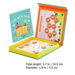 TOYANDONA Wooden Montessori Math Board Magnetic Numbers Learning Busy Board Kids Counting Puzzle Family Interactive Brain Teaser Toys For Kids Mathematical Thinking Training 14 TOYANDONA Wooden Montessori Math Board Magnetic Numbers Learning Busy Board Kids Counting Puzzle Family Interactive Brain Teaser Toys For Kids Mathematical Thinking Training -Folkmanis Toys Shop 512wAZTRKFS