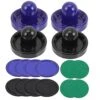 Kisangel 1 Set Air Hockey Gaming Desk Accessories Mini Accessories Desktop Toys Game Table Hockey Pucks Goal Handles Pusher Air Hockey Pushers Set Hockey Accessories Table Pushers Pucks PVC -Folkmanis Toys Shop 512ze0xkn2L