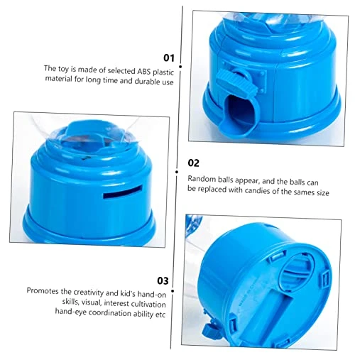 Alasum 4 Pcs Mini Sugar Machine Piggy Banks For Kids Mini Toy Mini Containers Candy Gumball Machine Jelly Bean Dispenser Money Saving Coin Bank Abs Blue Candy Catching Box Toy Cute 6 Alasum 4 Pcs Mini Sugar Machine Piggy Banks For Kids Mini Toy Mini Containers Candy Gumball Machine Jelly Bean Dispenser Money Saving Coin Bank Abs Blue Candy Catching Box Toy Cute - Image 4