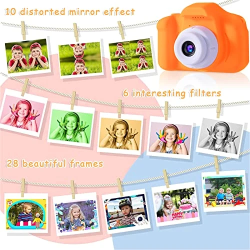 Portable HD Digital Kids Camera, Best Kids Camera Toddler Toys Gifts For 3 4 5 6 7 8 9 Year Old Boys And Girls, Kids Selfie Camera With 32GB SD Card, HD Digital Video Cameras For Toddler 5 Portable HD Digital Kids Camera, Best Kids Camera Toddler Toys Gifts For 3 4 5 6 7 8 9 Year Old Boys And Girls, Kids Selfie Camera With 32GB SD Card, HD Digital Video Cameras For Toddler - Image 3