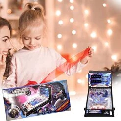 EDVENA Pinball Machine For Kids Adults, Space Tabletop Pinball Toys, Mini Arcade Pinball Game, Miniature Retro Toy Console, Birthday Party Favor -Folkmanis Toys Shop 5134Y7rJYAL