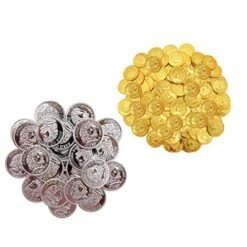 Toyvian Kids Toys Kids Toys Kids Toys Kids Toys Kid Toys 400 Pcs Pirate Treasure Golden Game Coins Plastic Coins Gold Treasure Coins Coins Plastic Gold Kids Toys Kid Toys Kid Toys Kid Toys Kid Toys -Folkmanis Toys Shop 5135tNNEL1L