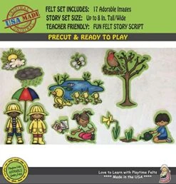 Spring Time Fun Felt Set By Playtime Felts | 16 PRECUT & READY TO PLAY Felt Figures For Flannel Board Teaching For Toddlers, Preschoolers And Kindergarten - ADORABLE Felt Characters 11 Spring Time Fun Felt Set By Playtime Felts | 16 PRECUT & READY TO PLAY Felt Figures For Flannel Board Teaching For Toddlers, Preschoolers And Kindergarten - ADORABLE Felt Characters -Folkmanis Toys Shop 513CNdaF0JL