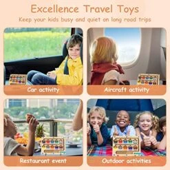 Magnetic Color And Number Maze, Montessori Wooden Color And Number Maze Magnet Puzzle Game, Learning & Education Toys Color And Number Counting Games, Fine Motor Skills Toys For Boys Girls 3+ -Folkmanis Toys Shop 513EC1jkdBL