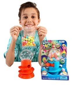 JA-RU Spiral Gumball Machine Toys (2 Gumball Machines) Classic Plastic Coin Bank Safe For Kids. Candy & Bubble Gum Dispenser Vending Machine Toy. Vintage Retro Toys. Party Favor. Plus Sticker 6715-2s -Folkmanis Toys Shop 513FGI9pLQS