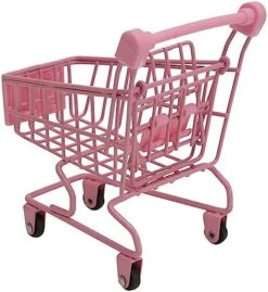 Miniature Shopping Cart 1pc For Kids Mini Rolling Cart Target Cart For Kids Mini Trolley With Wheels Small Table Frame Desk Crafts Pink Toddler Mini Grocery Cart -Folkmanis Toys Shop 513HUOUfb2L. AC