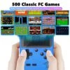 Ormosiat Retro Mini 500 Non-Repeating Classic FC Games Portable Video Handheld Game Console.3.0-inch Screen.1020mAh (500_Blue) 1 Ormosiat Retro Mini 500 Non-Repeating Classic FC Games Portable Video Handheld Game Console.3.0-inch Screen.1020mAh (500_Blue) -Folkmanis Toys Shop 513I5qDhJ1L