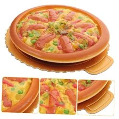 SAFIGLE Simulation Pizza Model Toys For Kids Counter Decor Food Decor Food Cooking Toy Fun Lifelike Pizza Simulation Food Model Prop Pizza Photography Prop Fake Pizza Prop Food Display PVC 15 SAFIGLE Simulation Pizza Model Toys For Kids Counter Decor Food Decor Food Cooking Toy Fun Lifelike Pizza Simulation Food Model Prop Pizza Photography Prop Fake Pizza Prop Food Display PVC -Folkmanis Toys Shop 513Oiy1W09L
