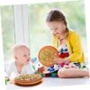 Ibasenice Math Games Simulation Pizza Model Toy For Kids Artificiales Para Toddler Toys Faux Pizza Simulation Food Toys DIY Kitchen Pretend Play Fake Food Model Fake Pizza Model Prop -Folkmanis Toys Shop 513TW4UxWyL