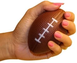 Mini Foam Footballs Dozen Pack | Party Favor Balls | Mini Football Stress Balls Bulk | Football Party Decorations | Big Game Party Decorating Footballs | Small Foam Footballs | By Wilde Tyke -Folkmanis Toys Shop 513TvXZLrML