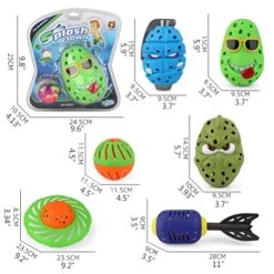 SFNTION Splash Potato Water Bombs, Throwing & Catching Splash Potato Timer Bomb Game, Water Bomb Toy Balloon Game With 50 Balloons Splash Balloon 16 SFNTION Splash Potato Water Bombs, Throwing & Catching Splash Potato Timer Bomb Game, Water Bomb Toy Balloon Game With 50 Balloons Splash Balloon -Folkmanis Toys Shop 513Wpeci9XL