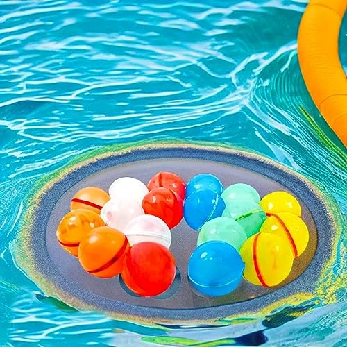 R Raddor Reusable Water Balloons For Kids,Adults 12pcs With Mesh Bag Latex-free Silicone, Refillable Water Balloons Reusable Magnetic, Outdoor Games, Beach Toys,pool Games, Water Balloons Quick Fill 7 R Raddor Reusable Water Balloons For Kids,Adults 12pcs With Mesh Bag Latex-free Silicone, Refillable Water Balloons Reusable Magnetic, Outdoor Games, Beach Toys,pool Games, Water Balloons Quick Fill - Image 5