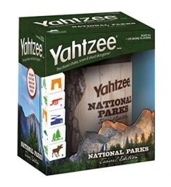 USAopoly YAHTZEE National Parks Travel Edition | Classic Yahtzee Dice Game With A National Parks Theme | Perfect Travel Game For Families | Celebrate US National Parks Service