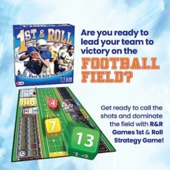 R&R Games 1st & Roll Strategy Game 9 R&R Games 1st & Roll Strategy Game -Folkmanis Toys Shop 513csyohUhL