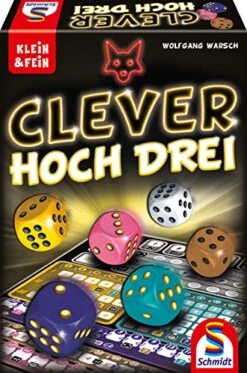 Schmidt Spiele 49384 Clever Hoch DREI, Dice Game From The Klein & Fein Series.