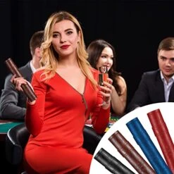 4 Pcs Dice Holder Polyhedral Dice Tray Rolling Mat With Zipper Folding Storage Dice Tray PU Leather Scroll Dice Bag Compatible With DND RPG Dice Table Game Accessories, Black Red Blue Brown -Folkmanis Toys Shop 513qOQu9xPL