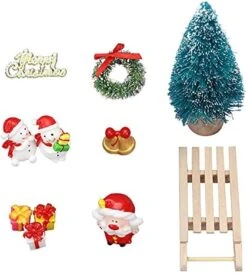 Christmas Ornament Cute Mini Resin Desktop House 11PCS DIY Toy Game Decoration Ornament Doll Home Decor Decorative Knot Sculpture -Folkmanis Toys Shop 513w8Ma0PWL. AC