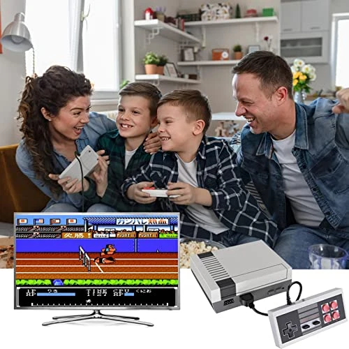 MEEPHONG Retro Classic Game Console, Mini Classic HD Video Game System Built-in 621 8-Bit Classic Retro Game Console With Two Controllers Ideal As A Gift For Kids/Adults 5 MEEPHONG Retro Classic Game Console, Mini Classic HD Video Game System Built-in 621 8-Bit Classic Retro Game Console With Two Controllers Ideal As A Gift For Kids/Adults - Image 3