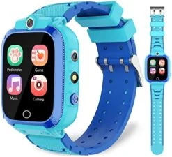 Kids Smart Watch For Girls Toys For 3-10 Year Old Girls, 1.44" HD Touch Screen With 24 Puzzle Games Music Player Dual Camera 12/24 Hr Pedometer Flashlight Birthday Gift For Girls Kids Age 5 6 7 8 -Folkmanis Toys Shop 514BwqiCXL. AC