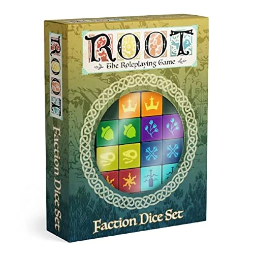 Magpie Games: Root RPG, Faction Dice Set, S, Quick And Easy To Learn, Packed With Intense Play, Dice For Each Of The Seven Different Fractions Of The Woodland 3 Magpie Games: Root RPG, Faction Dice Set, S, Quick And Easy To Learn, Packed With Intense Play, Dice For Each Of The Seven Different Fractions Of The Woodland