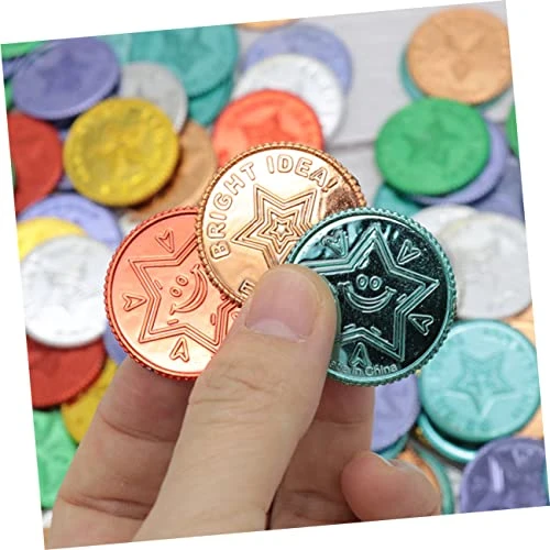 Pirate Party Coins 100pcs Pirate Toy Poppets For Kids Makeup Toy Kids Play Sets Pirate Party Coins Colorful Game Coins Game Currency Toy Set Props Playset Child Coin 5 Pirate Party Coins 100pcs Pirate Toy Poppets For Kids Makeup Toy Kids Play Sets Pirate Party Coins Colorful Game Coins Game Currency Toy Set Props Playset Child Coin - Image 3