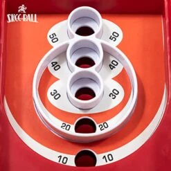 Tabletop Skee Ball Mini Arcade Game - Authentic Skee Ball Arcade Game For Home With Automatic LED Scoring - Tabletop Games For Game Room, Basement Bar Or Rec Room By EastPoint Sports -Folkmanis Toys Shop 514JaQc1jqL