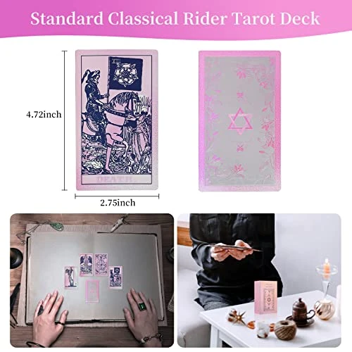 SOUL SPARKLE TAROT - Neo Rider Tarot Deck 7 Deadly Sins Collection, 78 Tarot Cards Deck With English Booklet, Rainbow Tarot Cards (The Iridescent Deck Inked (Blue Ink) 7 SOUL SPARKLE TAROT - Neo Rider Tarot Deck 7 Deadly Sins Collection, 78 Tarot Cards Deck With English Booklet, Rainbow Tarot Cards (The Iridescent Deck Inked (Blue Ink) - Image 5