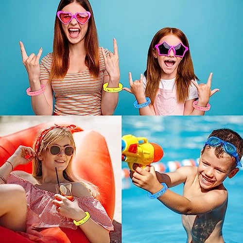 30 Pieces Hawaiian Luau Hello Summer Slap Bracelets Silicone Wristbands Bracelets Party Decorations With 3 Colorful Patterns Pool Tropical Summer Beach Party Favors Supplies 8 30 Pieces Hawaiian Luau Hello Summer Slap Bracelets Silicone Wristbands Bracelets Party Decorations With 3 Colorful Patterns Pool Tropical Summer Beach Party Favors Supplies - Image 6