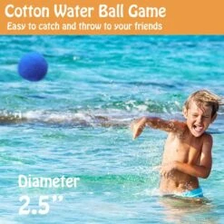 Homekaren 51 Water Balls Reusable, Cotton Balls For Water Fight Outdoor, Splash Summer Fun Toys For Kids Outside, Water Balloons Fight Accessories For Pool Trampoline And Beach (RBG) -Folkmanis Toys Shop 514fhZfsrzS