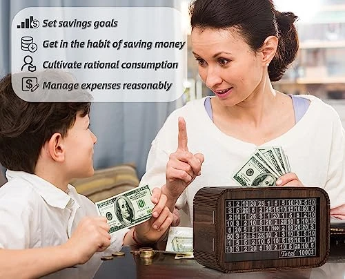 Giftota Wooden Piggy Bank For Boys Girls, Cash Coin Can For Kids, Coin Money Bank For Children, Saving Bank Box Toy Idea Gift For Birthday, Christmas, Baby Shower, Children's Day 5 Giftota Wooden Piggy Bank For Boys Girls, Cash Coin Can For Kids, Coin Money Bank For Children, Saving Bank Box Toy Idea Gift For Birthday, Christmas, Baby Shower, Children's Day - Image 3