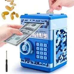 ATM Piggy Bank For Girls Boys, PhilaeEC Real Money Cash Coin Can Saving Box Electronic Money Safe Bank For Kids Baby And Adult Collection Games Supplies - Hot Birthday Gifts (Pink) 23 ATM Piggy Bank For Girls Boys, PhilaeEC Real Money Cash Coin Can Saving Box Electronic Money Safe Bank For Kids Baby And Adult Collection Games Supplies - Hot Birthday Gifts (Pink) -Folkmanis Toys Shop 514kV1rMnL. AC