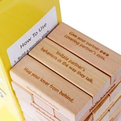 Holla Banana [O-ing Tower] Love & Naughty Stacking Tower Wooden Blocks Funny Couple Game For Adults - 54 Wooden Blocks With Truth Or Dare Questions And Challenges -Folkmanis Toys Shop 514lZbnTXgL