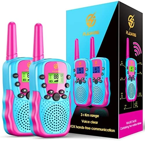 Walkie Talkies For Kids 2 Pack: Kids Birthday Gifts Toys For 3 4 5 6 7 8 9 10 Year Old Girls&Boys Pink Walkie Talkies 3 KM Long Range Kids Outdoor Camping Toys For Kids Ages 4-12 14 Walkie Talkies For Kids 2 Pack: Kids Birthday Gifts Toys For 3 4 5 6 7 8 9 10 Year Old Girls&Boys Pink Walkie Talkies 3 KM Long Range Kids Outdoor Camping Toys For Kids Ages 4-12 - Image 12