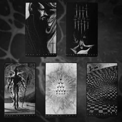 Da Brigh Black Tarot Deck - A Mystical Journey Through The Shadows, Featuring Gothic Artwork And Intuitive Symbolism For A Powerful Reading Experience Every Time -Folkmanis Toys Shop 514ss5iEZXL