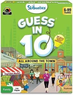 Skillmatics Card Game - Guess In 10 Junior Animal Kingdom, Quick Game Of Smart Questions, Gifts & Fun Learning For Ages 3 To 6 -Folkmanis Toys Shop 514szlda aL. AC