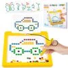 Magnetic Drawing Board For Toddlers, Magnetic Dot Board With Magnet Pen & Beads, Doodle Board Montessori Toys, Magnetic Puzzles Travel Toys Gifts For Kids 3 4 5 6 7 Boys Girls (12.5" Large) 1 Magnetic Drawing Board For Toddlers, Magnetic Dot Board With Magnet Pen & Beads, Doodle Board Montessori Toys, Magnetic Puzzles Travel Toys Gifts For Kids 3 4 5 6 7 Boys Girls (12.5" Large) -Folkmanis Toys Shop 514t8JoCllL