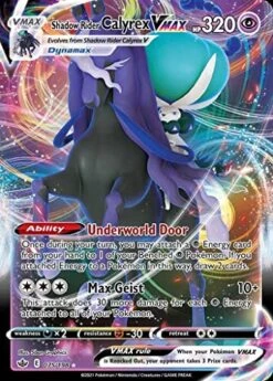 Pokemon Cards: Shadow Rider Calyrex VMAX League Battle Deck 9 Pokemon Cards: Shadow Rider Calyrex VMAX League Battle Deck -Folkmanis Toys Shop 514tKew1KTL