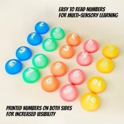 Reusable Water Balloons With Numbers SMARTSPLASH | Educational Pool & Bath Toy | Numbered Learning | Ideal For Outdoor Summer Games | SOPPYCID | (10Pcs) -Folkmanis Toys Shop 514vJ8e9VJL