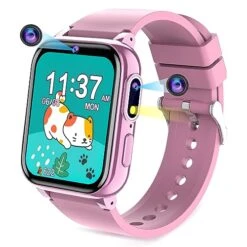 Sueseip Kids Watch For Girls Toys Age 6-8, HD Touchscreen Dual Cameras Smart Watch For Kids Girls Ages 8-10, Kids Toys With 26 Games Learn Card Audio Story For 5 6 7 8 9 Year Old Girls Birthday Gifts