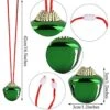 ADXCO 48 Pieces Christmas Jingle Bell Necklaces Bell Necklaces Toys With Connect Catch Rope For Craft Holiday Party Supplies 2 ADXCO 48 Pieces Christmas Jingle Bell Necklaces Bell Necklaces Toys With Connect Catch Rope For Craft Holiday Party Supplies -Folkmanis Toys Shop 5156eGR4ZqL