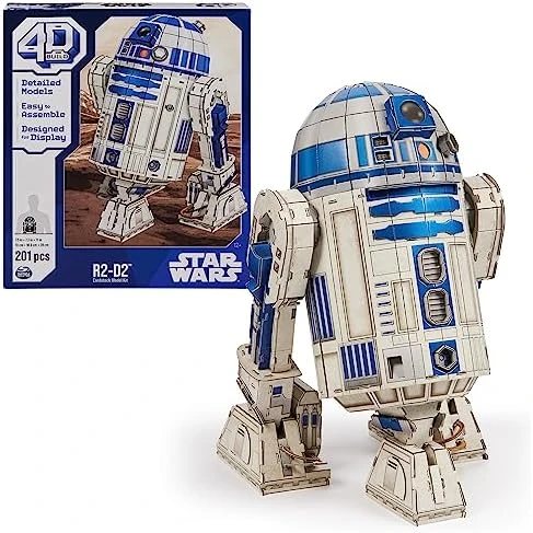 4D Puzzles, Star Wars R2-D2 Cardstock Model Kit 201 Pcs | Star Wars Toys Desk Decor | Building Toys | 3D Model Kits For Adults & Teens 12+ 15 4D Puzzles, Star Wars R2-D2 Cardstock Model Kit 201 Pcs | Star Wars Toys Desk Decor | Building Toys | 3D Model Kits For Adults & Teens 12+ - Image 13