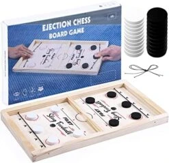 Toydaze Sling Foosball Fast Sling Puck Game With Extra 10 Pucks & 2 Slingshots For Spare Use, Portable Slingpuck Board Game For Child, Foosball Slingshot Game Board, Available In Large & Small Sizes 14 Toydaze Sling Foosball Fast Sling Puck Game With Extra 10 Pucks & 2 Slingshots For Spare Use, Portable Slingpuck Board Game For Child, Foosball Slingshot Game Board, Available In Large & Small Sizes -Folkmanis Toys Shop 5159WnW1nL. AC