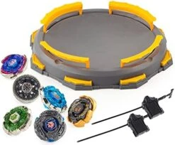 WNSULL Bey Stadium Metal Fusion Set-Battle Game With 1Stadium, 6 Battling Top Toys And 2 Launchers-Toy Gift For Boys Kids Ages 6 7 8 9 10 11 12 Years Old 15 WNSULL Bey Stadium Metal Fusion Set-Battle Game With 1Stadium, 6 Battling Top Toys And 2 Launchers-Toy Gift For Boys Kids Ages 6 7 8 9 10 11 12 Years Old -Folkmanis Toys Shop 515DZbGILHL. AC