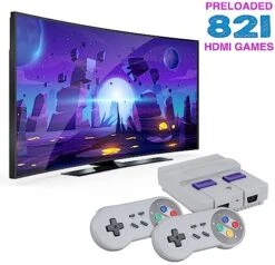 Retro Classic Game Console,HDMI Classic Retro Game Console Built-in 621 Game,Dual Control 8-Bit Handheld Game Player For TV Video, Children Gift, Birthday Gift -Folkmanis Toys Shop 515SE91z SL. AC