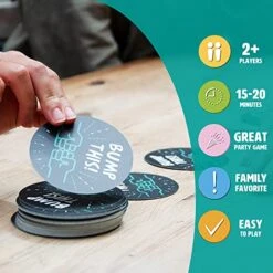 Ginger Fox - Bump This! Card Game, Handshake Memory Game, Fast-Paced Family Games For Adults & Kids Ages 8+, Action-Packed Memory Card Game, Travel-Sized Card Games For 2 Players & More, 75 Cards -Folkmanis Toys Shop 515Xz3uA0JL