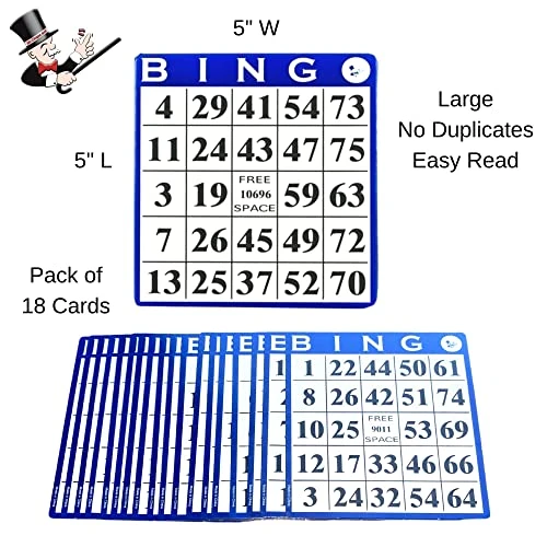 MR CHIPS Bingo Game With Bingo Cards And Chips - 18 Bingo Cards, 300 Bingo Chips And Bingo Calling Cards, Fun Bingo Games For Family, Reusable Bingo Cards 5 MR CHIPS Bingo Game With Bingo Cards And Chips - 18 Bingo Cards, 300 Bingo Chips And Bingo Calling Cards, Fun Bingo Games For Family, Reusable Bingo Cards - Image 3