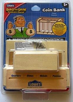Build & Grow Coin Bank By LOWE'S