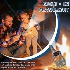 Hsility Walkie Talkies For Kids 2 Way Radio With LED Light 16 Channels 3 Miles Range Walkie Talkie For Outside Camping And Hiking -Folkmanis Toys Shop 515dMaDbS1L