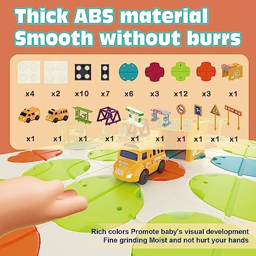 Brain Teasers Kid Puzzle Board Games - STEM Toy Track Maze School Bus Has Music Lamplight Effects, Educational Montessori Birthday Gift For Ages 3-12 Year Old Boys Girls, Interactive Toys For Kids 3-5 4 Brain Teasers Kid Puzzle Board Games - STEM Toy Track Maze School Bus Has Music Lamplight Effects, Educational Montessori Birthday Gift For Ages 3-12 Year Old Boys Girls, Interactive Toys For Kids 3-5 - Image 2