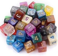 AUSTOR 42 Pieces Polyhedral Dice 20 Sided Game Dice Set Mixed Color Dices Assortment With A Black Velvet Storage Bag For DND RPG MTG Table Games 15 AUSTOR 42 Pieces Polyhedral Dice 20 Sided Game Dice Set Mixed Color Dices Assortment With A Black Velvet Storage Bag For DND RPG MTG Table Games -Folkmanis Toys Shop 515lcilUyVL. AC